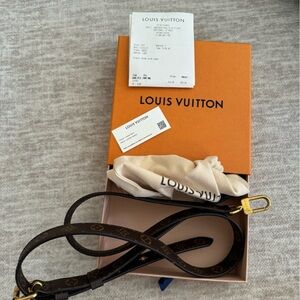 Two Authentic Louis Vuitton shoulder purse straps